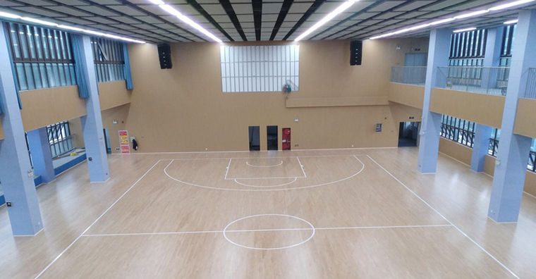 安徽第十一中學(xué)運(yùn)動(dòng)地板安裝案例